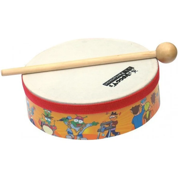 Voggenreiter - 782 - Voggy's Handtrommel + Schlägel (einzeln)