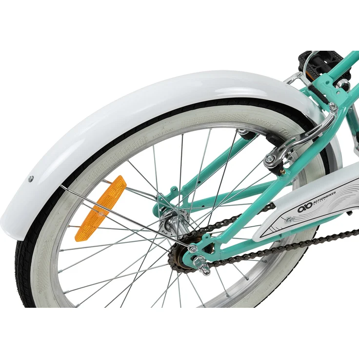 Kinderfahrrad Cruiser 20 Zoll Kinder Fahrrad Rosa Türkis Kinderrad Seitenständer (Türkis) – Bild 15