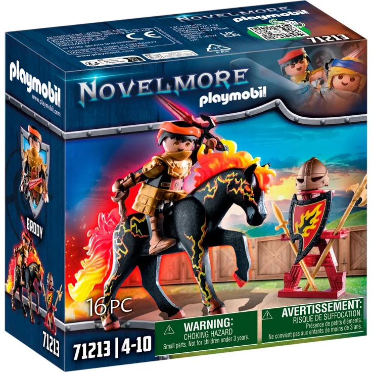 PLAYMOBIL Novelmore 71213 Burnham Raiders 'Feuerritter', 16 Teile, ab 4 Jahren