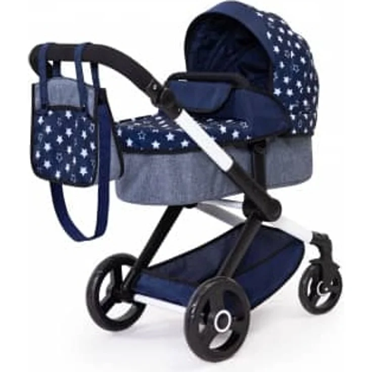 Kombi Puppenwagen Xeo - Dunkelblau-Grau – Bild 1