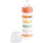 CHICCO BABYFLÄSCHCHEN WELL-BEING, 250ML, MITTLERER FLUSS, 2M+ SILIKON, ORANGE - Preisvergleich
