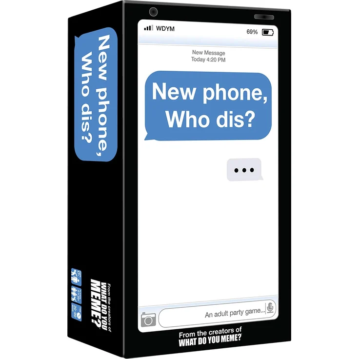 WHAT DO YOU MEME? New Phone, Who Dis? - Partyspiel für Erwachsene – Bild 1