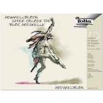 folia Aquarellblock rauh 180 x 240 mm 200 gqm weiß