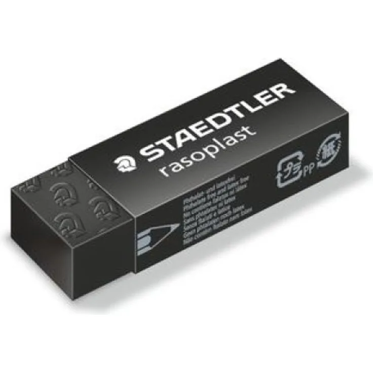 "Staedtler Radierer Rasoplast black line"