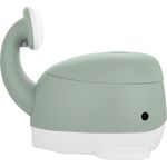 Kindsgut Kinder-Töpfchen, Babytopf WC/Klo, kinderfreundliches Wal-Design und dezente Farben, Toiletten-Training, Pistazie