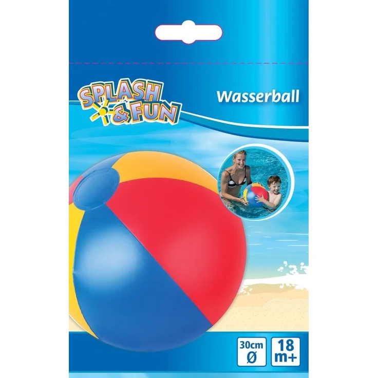 Splash & Fun Strandball uni, 30cm – Bild 2