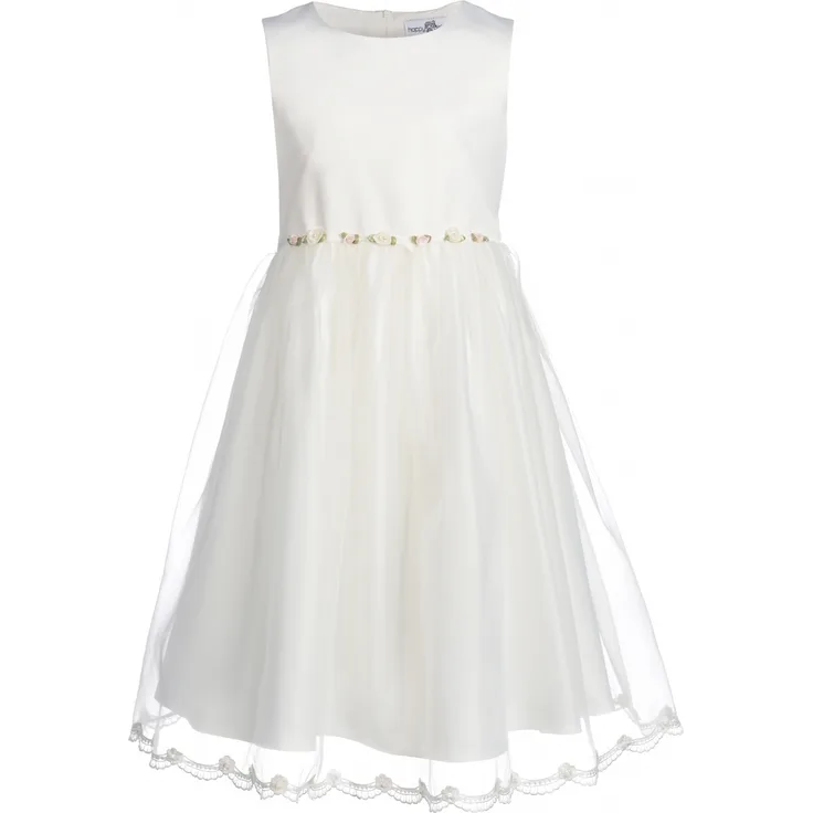 Happy Girls Blumenkind Kinderkleid festlich Romantic ecru (Größe: 152)