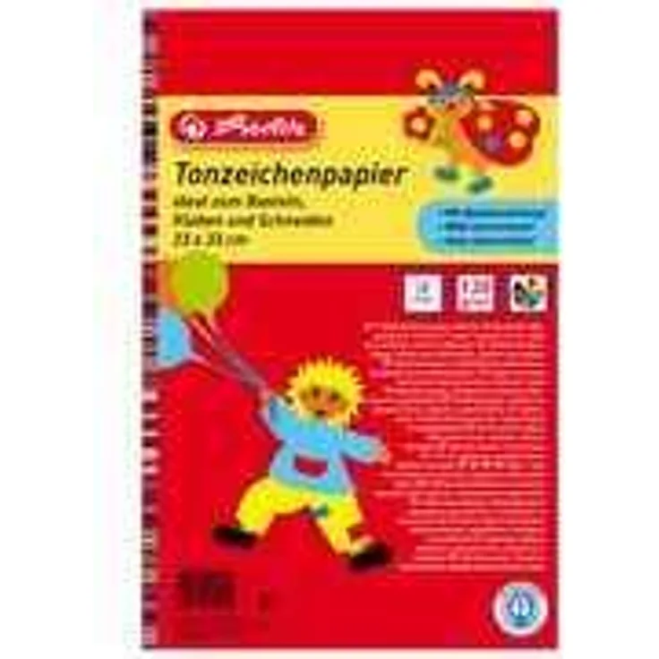 herlitz Tonpapierblock, DIN A3, Inhalt: 10 Blatt