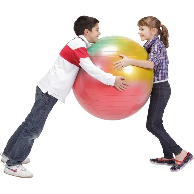 Großer Ball "Gymnic Arte", 55 cm Durchmesser, Farbverlauf, «Made in Italy», von Gymnic