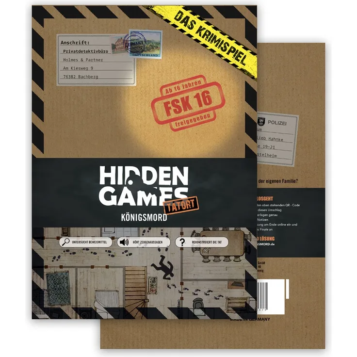 Hidden Games : Königsmord "Auch für Einsteiger" AB 16 Jahren!