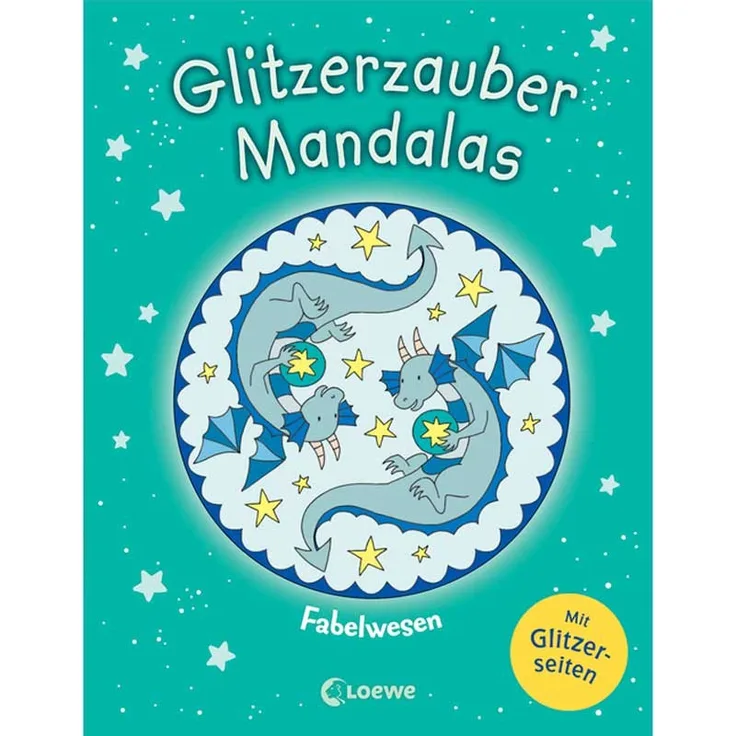 Glitzerzauber Mandalas Fabelwesen