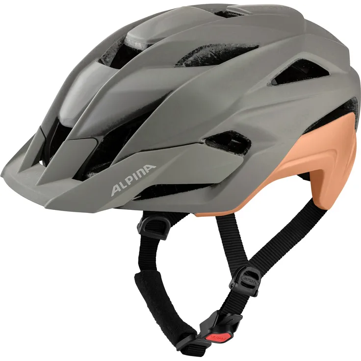 Alpina Kamloop Moon - Grey - Peach Matt, Größe 51 - 55 cm - Helme & Protektor, Farbe Grau - Preisvergleich