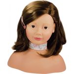 Götz - Schminkkopf mit Zubehör braune Haare