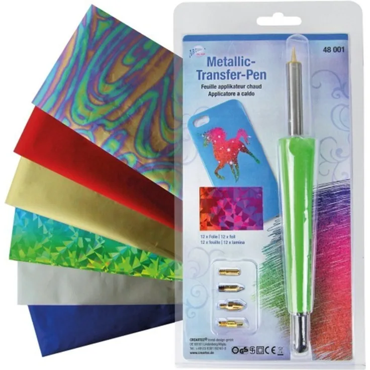 Creartec - Metallic Transfer Pen Set inkl. Zubehör