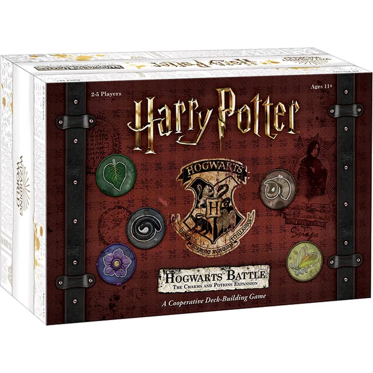 USAopoly The OP Harry Potter Hogwarts Battle: The Charms and Potions Expansion - Erweiterung - Ab 11 Jahren - Für 2 bis 5 Spieler - Englisch