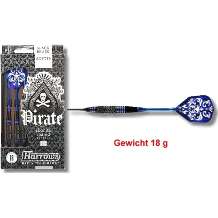 Softdart PIRATE 18 gr 2BA