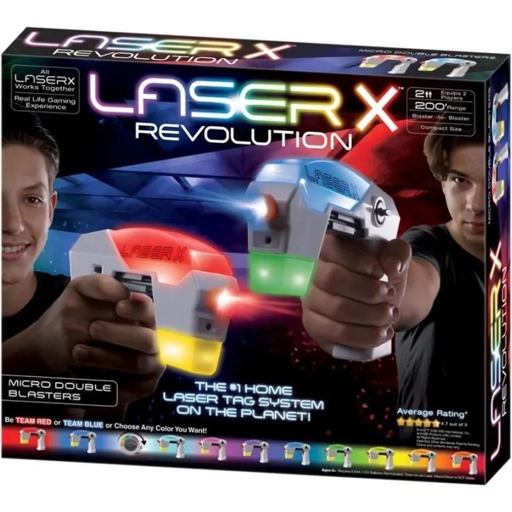 Laser X 88168 'Revolution Micro B2 Blaster', ab 6 Jahren, bis zu 60 Metern Entfernung