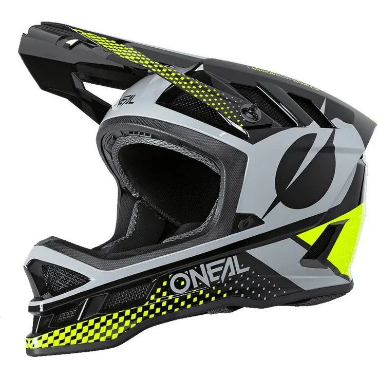 Oneal Blade Polyacrylite Helmet Ace - Fullface Helm - Schwarz/Neongelb 61 - 62 cm