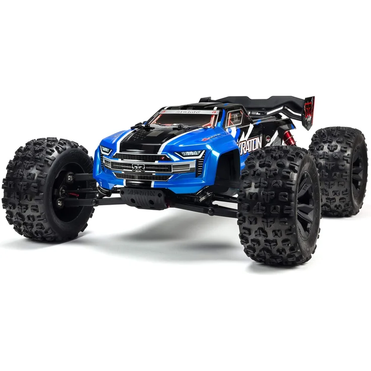ARRMA RC Truck 1/8 KRATON 6S V5 4WD BLX Speed Monster Truck mit Spektrum Firma RTR, blau, ARA8608V5T2 – Bild 1