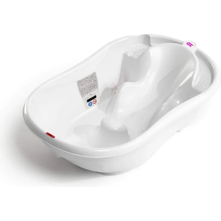 OKBABY Onda - ergonomisch geformte Baby-Badewanne - für Babys von 0 bis 12 Monaten - Weiss, 38236888, 1 Stück (1er Pack)