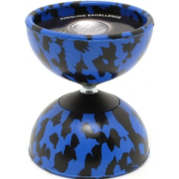 Ballaballa - Diabolo Harlekin Medium - schwarz/blau
