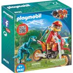 Playmobil 9431 - Motocross-Bike mit Raptor Spiel