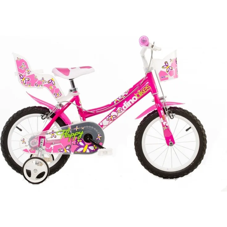 Dino 166R Mädchen - Fahrrad , 16 Zoll, 27 cm, Felgenbremse, Rosa