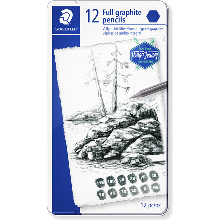 Staedtler Full graphite Mars Lumograph 12pcs. – Bild 1