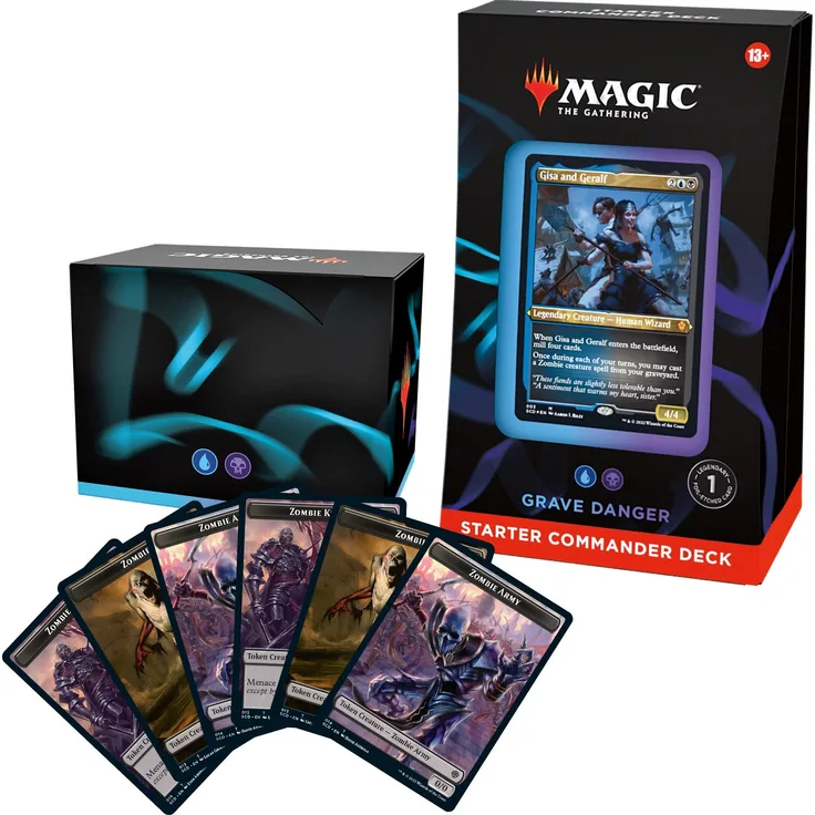 Magic: The Gathering Starter Commander Deck - Grave Danger (Blue-Black - Englische Version)