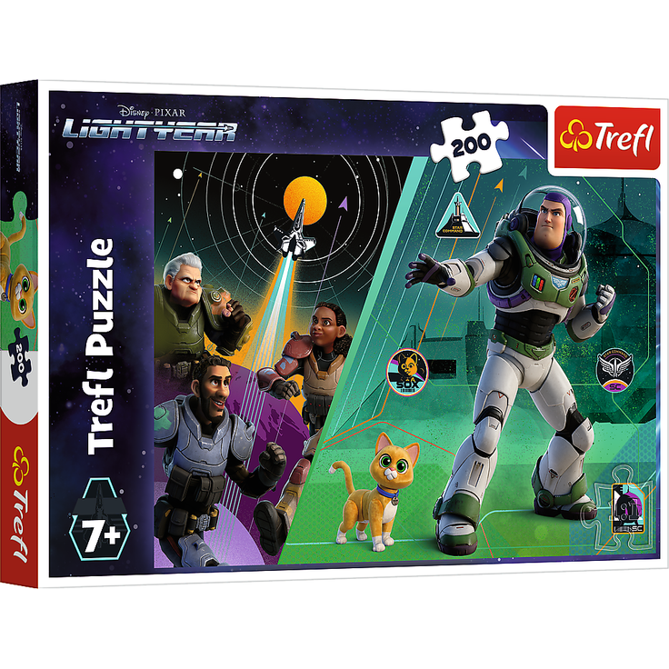 Trefl 13284 Disney Pixar Lightyear Die Abenteuer von Buzz 200 Teile Puzzle