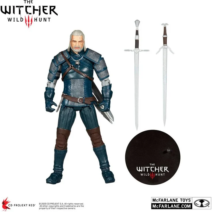 The Witcher Actionfigur Geralt (Viper Armor: Teal Dye) (18 cm) – Bild 3