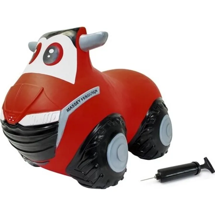 Jamara Hüpfauto Traktor Ferguson mit Pumpe rot 1+