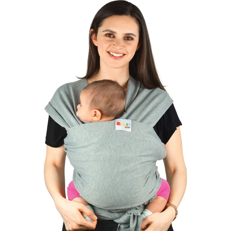 Baby Tragetücher PREMIUM Baumwolle - Original Baby Wrap mehreren Positionen Weich und Leicht Sling für Neugeborene von der Geburt