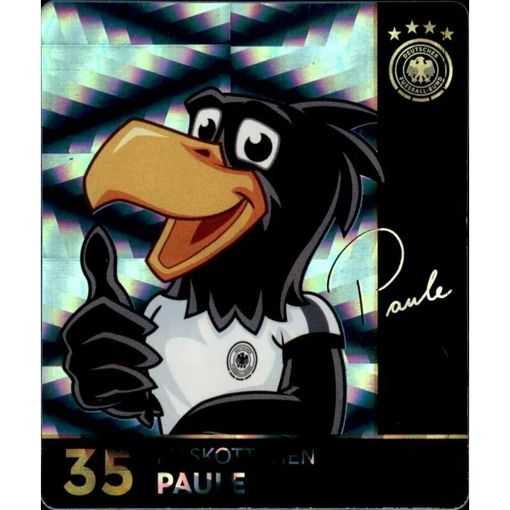 35 - Paule GLITZER - REWE WM18 Sammelkarte
