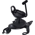 Universell und an alle Stühle anpassbar|Leicht zu montieren und faltbar|Mit Sitzoption|Inklusive gepolstertem Kissen und rutschfester Oberfläche