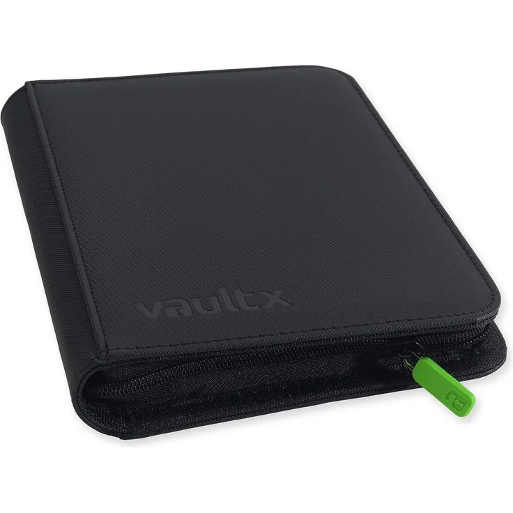 Vault X Premium eXo-Tec Zip Heftmappe - 4 Fächer Sammelkarten Trading Cards Mappe - 160 Fächer mit Seitenöffnung für Spielkarten zum sammeln und tauschen