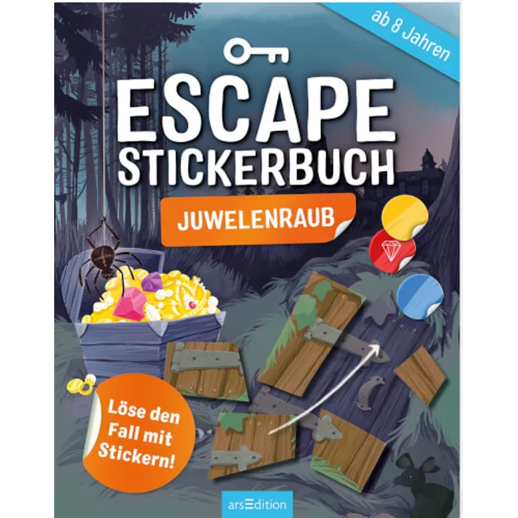 Escape-Stickerbuch Juwelenraub