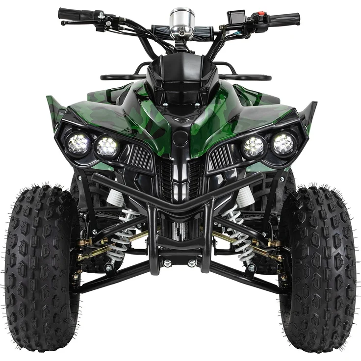 Elektro-Kinderquad S-10 Midi Pocket Quad Kinder Miniquad 1000 Watt LEDs 20 km/h (lackiert Camouflage) – Bild 4