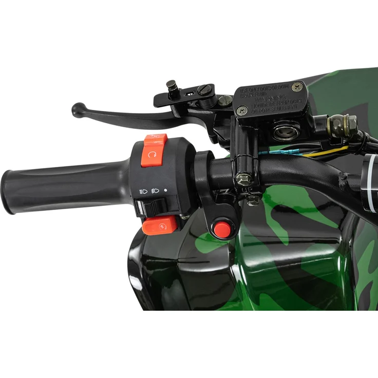 Elektro-Kinderquad S-10 Midi Pocket Quad Kinder Miniquad 1000 Watt LEDs 20 km/h (lackiert Camouflage) – Bild 7