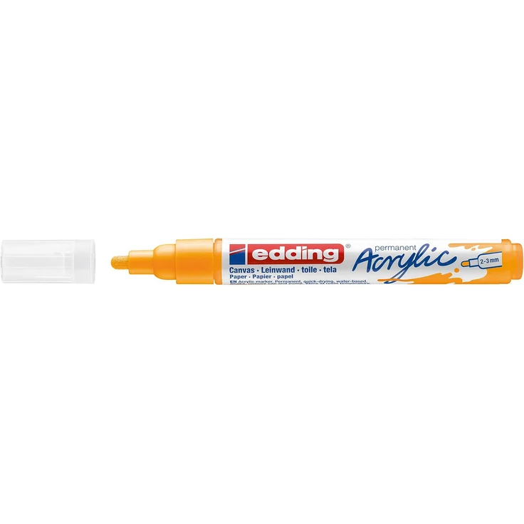 edding 5100 Acrylmarker medium sonnengelb – Bild 2