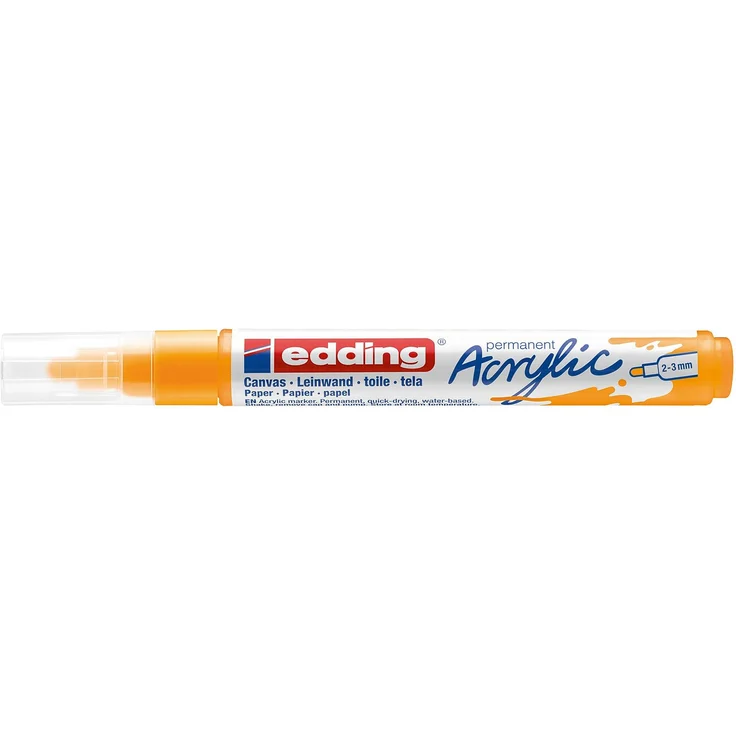 edding 5100 Acrylmarker medium sonnengelb – Bild 3