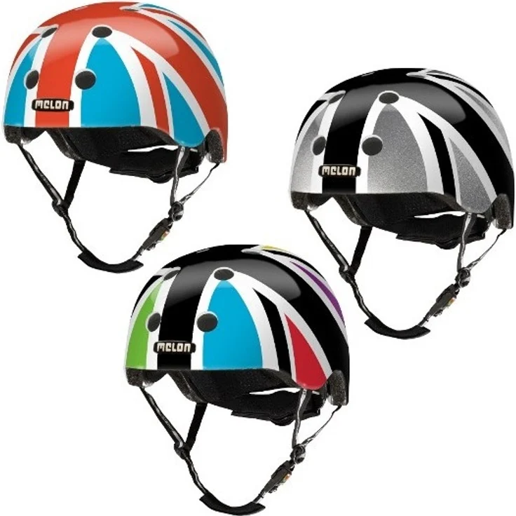 Melon Helm - Union Jack Summer Sky XXS-S – Bild 2