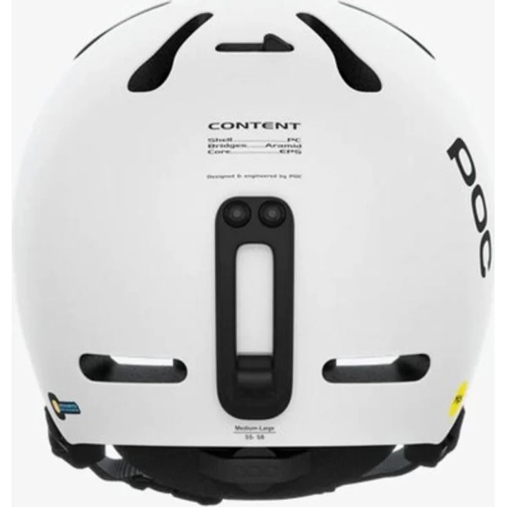 POC Wintersporthelm Fornix MIPS Hydrogen White Mat : XS-S – Bild 3