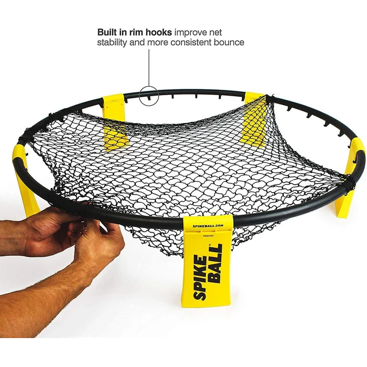 Spikeball 'Standard Set', ab 7 Jahren, inkl. 3 Bälle, Tasche und Anleitung, schwarz/gelb – Bild 4