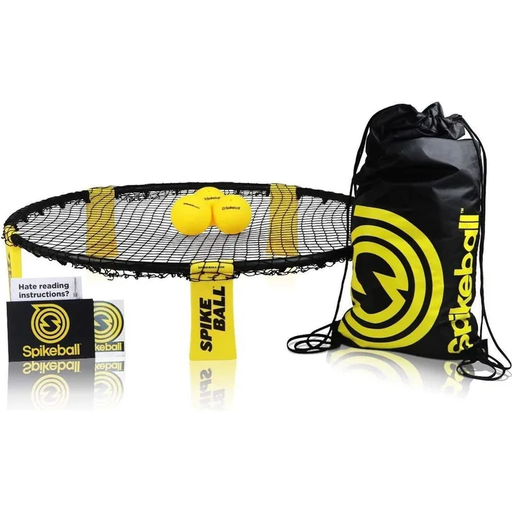 Spikeball 'Standard Set', ab 7 Jahren, inkl. 3 Bälle, Tasche und Anleitung, schwarz/gelb