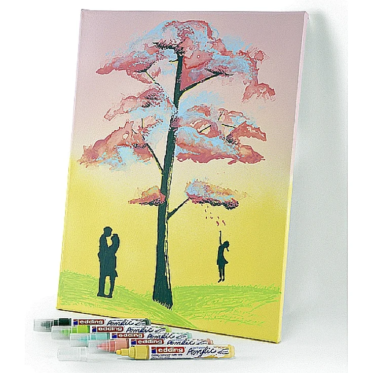 EDDING Acrylic Marker 5100 medium pastell 5Stück - Preisvergleich – Bild 3