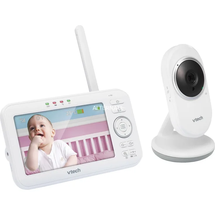 VTech 'VM5252' Video-Babyphone, mit Kamera, Farbbildschirm, 300m Reichweite