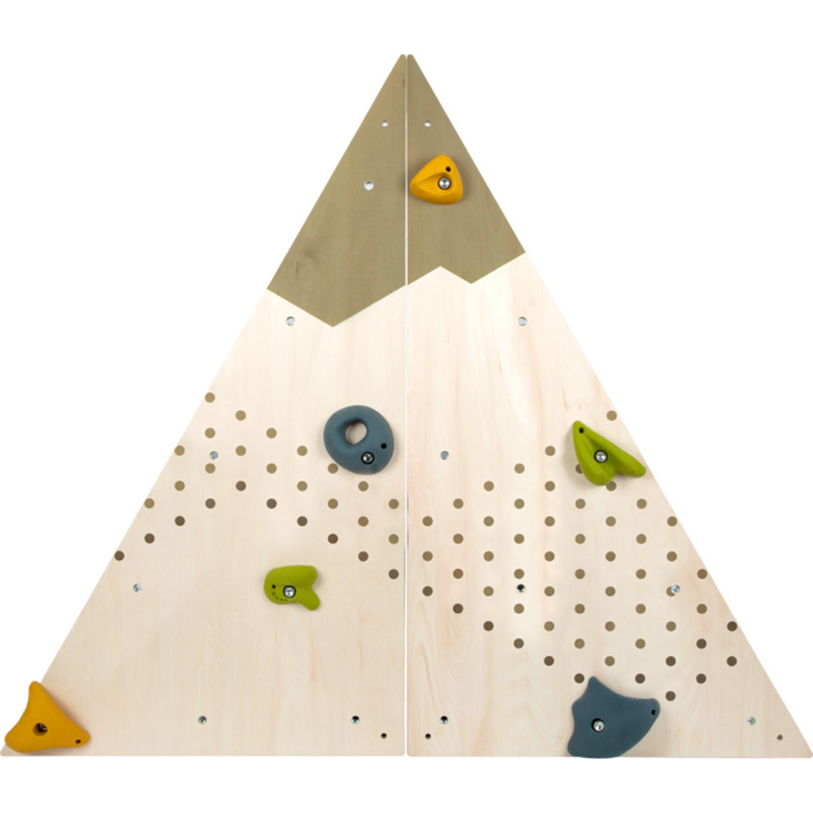 Kletterwand Boulderwand "Adventure", ca. 92 x 108 x 3 cm, aus Holz, von Small Foot