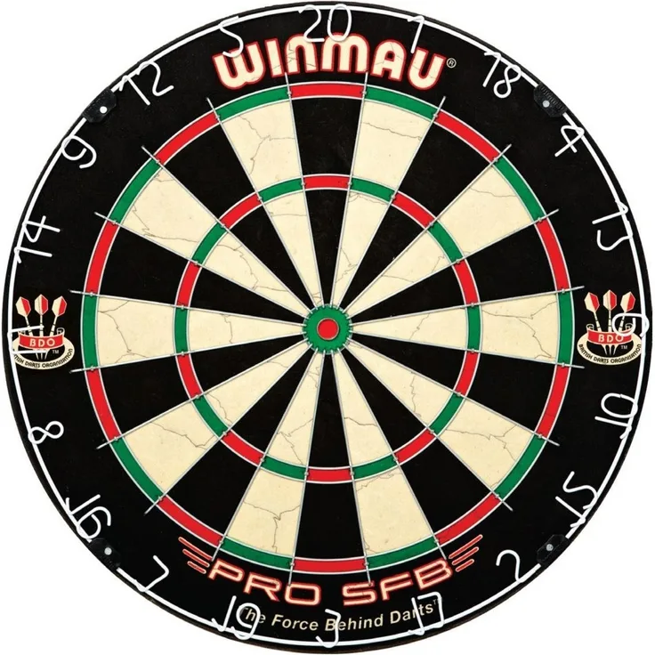 Carromco 3015 - WINMAU Steeldartboard PRO SFB, BRISTLE