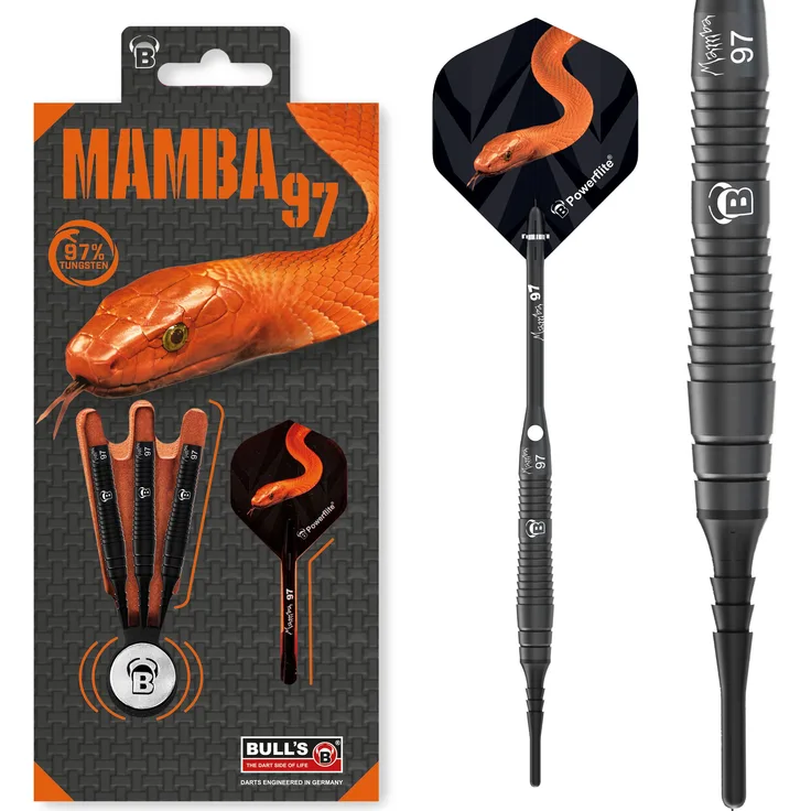 BULL'S Mamba-97 M4 Soft Dart/ 16 Gr. /Verpackungseinheit 1 Stück